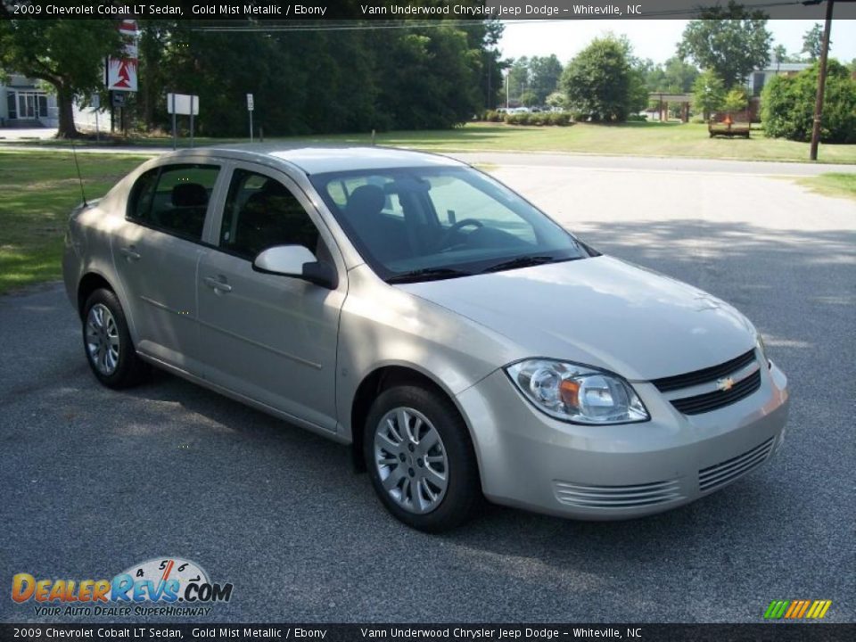 2009 Chevrolet Cobalt LT Sedan Gold Mist Metallic / Ebony Photo #3