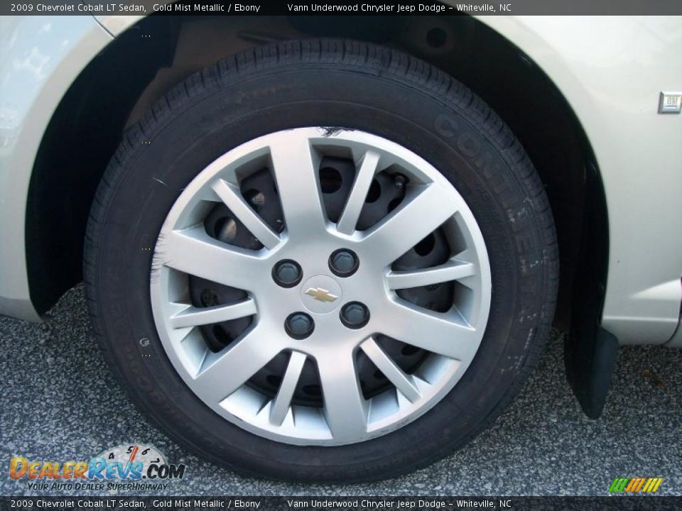 2009 Chevrolet Cobalt LT Sedan Gold Mist Metallic / Ebony Photo #11