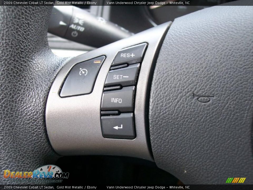 2009 Chevrolet Cobalt LT Sedan Gold Mist Metallic / Ebony Photo #28