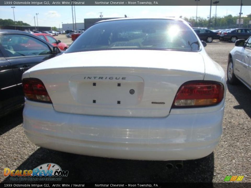 1999 Oldsmobile Intrigue GLS Arctic White / Neutral Photo #3