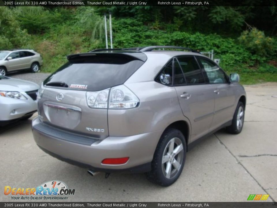 2005 Lexus RX 330 AWD Thundercloud Edition Thunder Cloud Metallic / Light Gray Photo #2