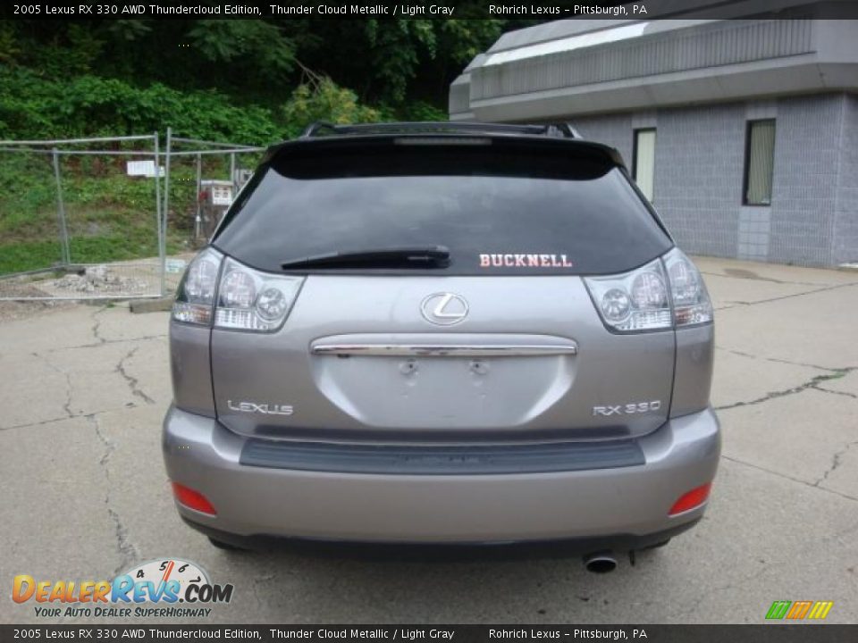 2005 Lexus RX 330 AWD Thundercloud Edition Thunder Cloud Metallic / Light Gray Photo #3