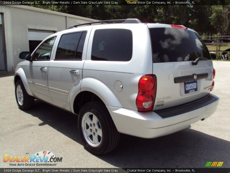 2009 Dodge Durango SLT Bright Silver Metallic / Dark Slate Gray/Light Slate Gray Photo #3