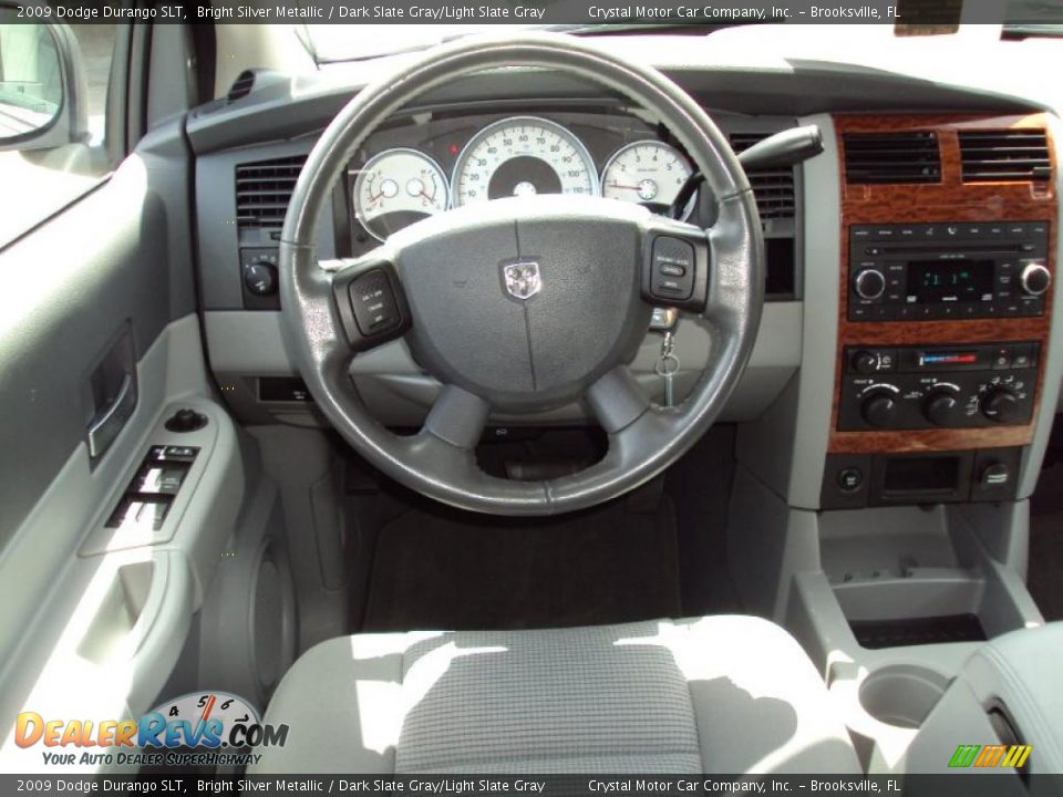 2009 Dodge Durango SLT Bright Silver Metallic / Dark Slate Gray/Light Slate Gray Photo #6