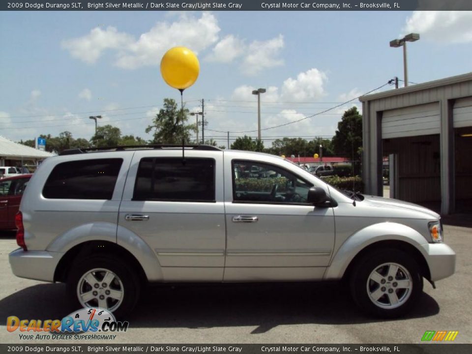 2009 Dodge Durango SLT Bright Silver Metallic / Dark Slate Gray/Light Slate Gray Photo #10