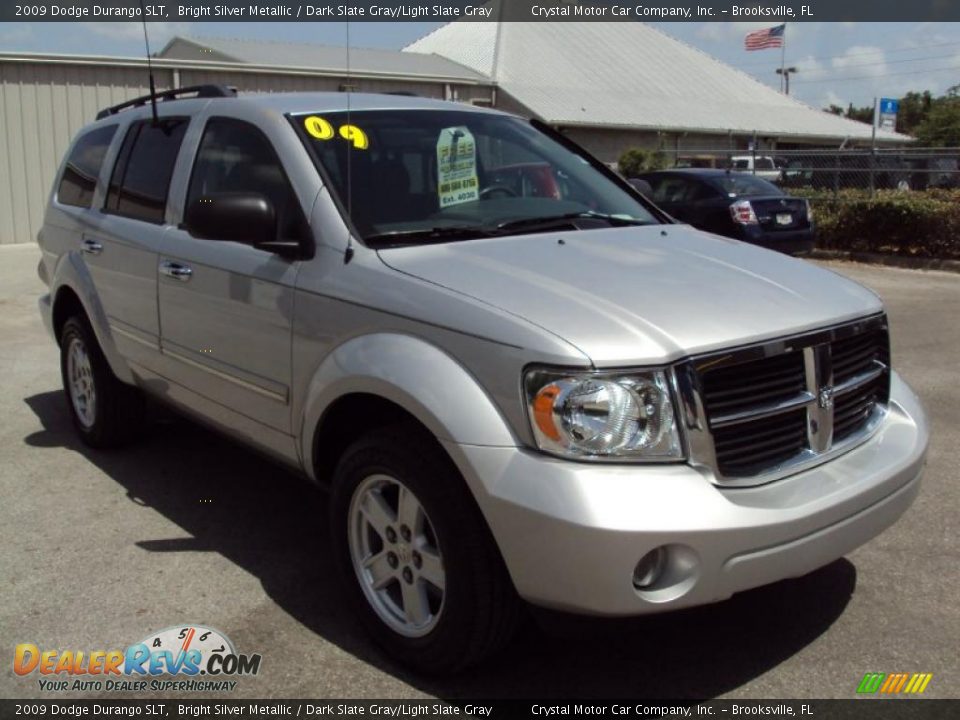 2009 Dodge Durango SLT Bright Silver Metallic / Dark Slate Gray/Light Slate Gray Photo #11