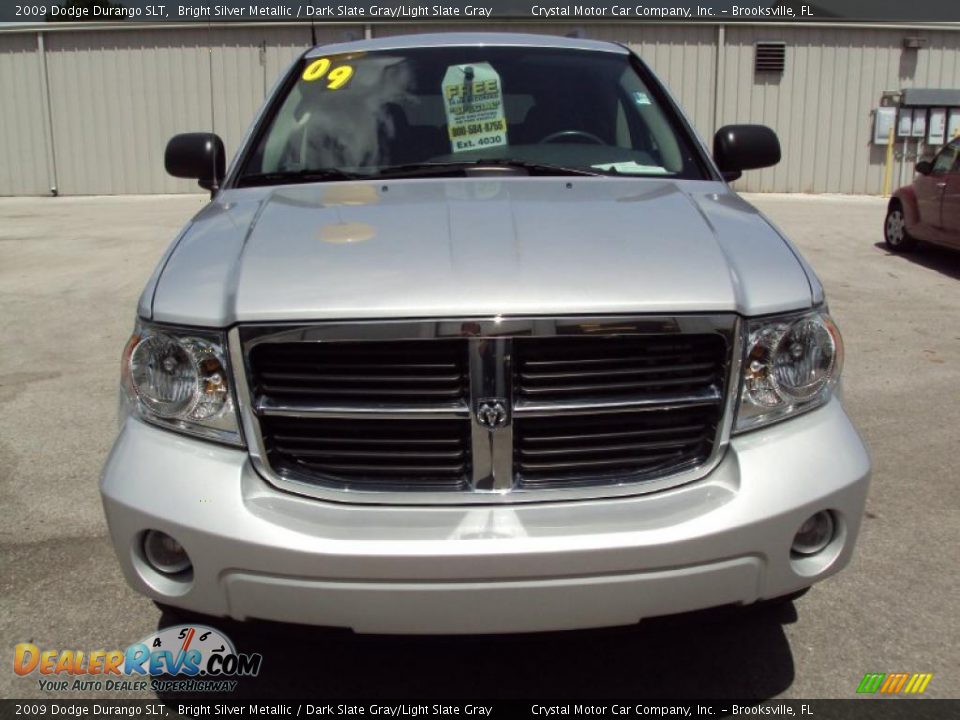 2009 Dodge Durango SLT Bright Silver Metallic / Dark Slate Gray/Light Slate Gray Photo #14