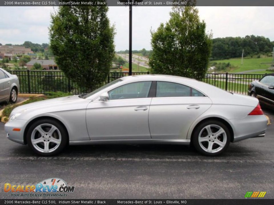 2006 Mercedes-Benz CLS 500 Iridium Silver Metallic / Black Photo #7