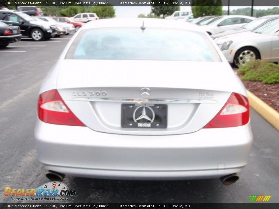 2006 Mercedes-Benz CLS 500 Iridium Silver Metallic / Black Photo #8