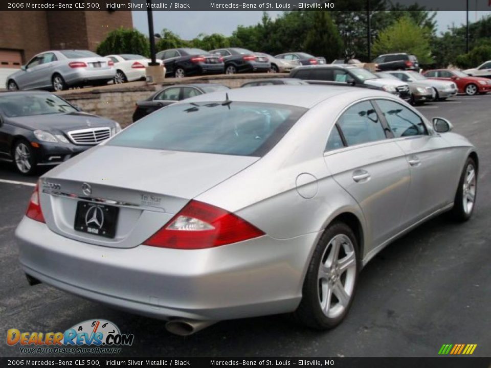 2006 Mercedes-Benz CLS 500 Iridium Silver Metallic / Black Photo #10