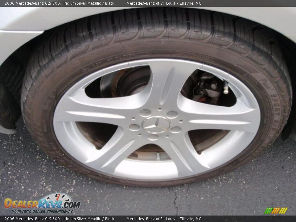 2006 Mercedes-Benz CLS 500 Iridium Silver Metallic / Black Photo #11