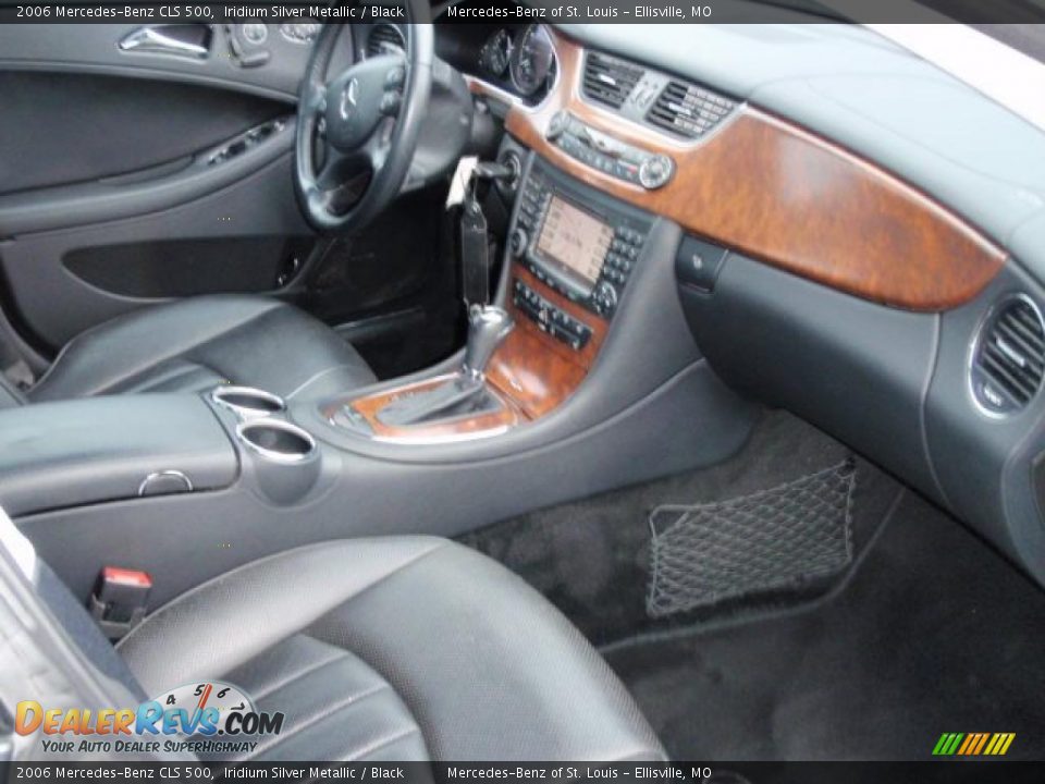 2006 Mercedes-Benz CLS 500 Iridium Silver Metallic / Black Photo #12
