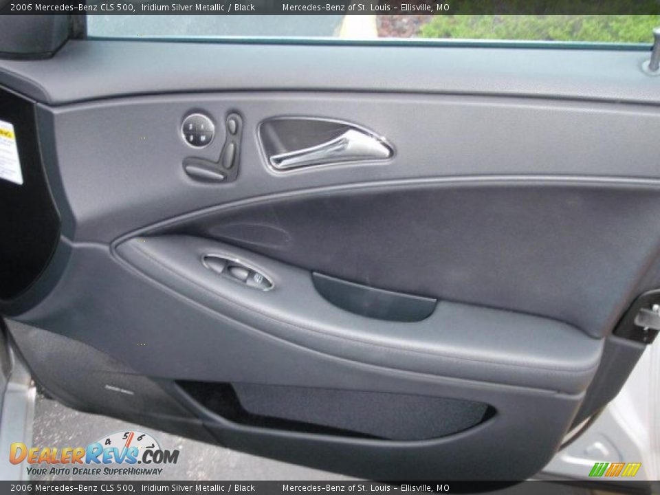 2006 Mercedes-Benz CLS 500 Iridium Silver Metallic / Black Photo #14