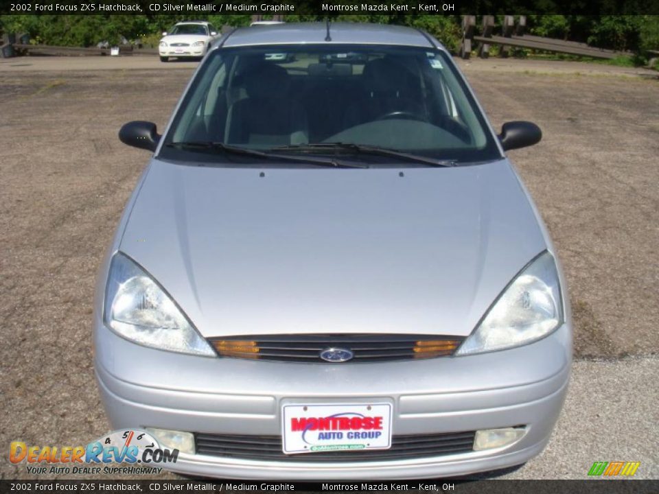 2002 Ford Focus ZX5 Hatchback CD Silver Metallic / Medium Graphite Photo #7