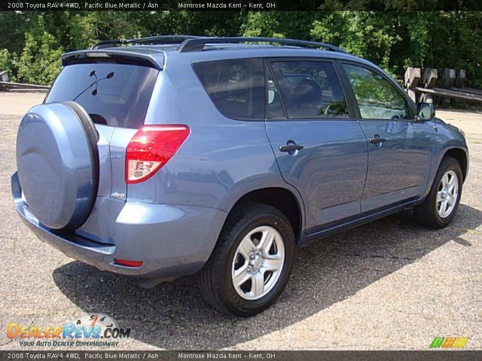 2008 Toyota RAV4 4WD Pacific Blue Metallic / Ash Photo #6