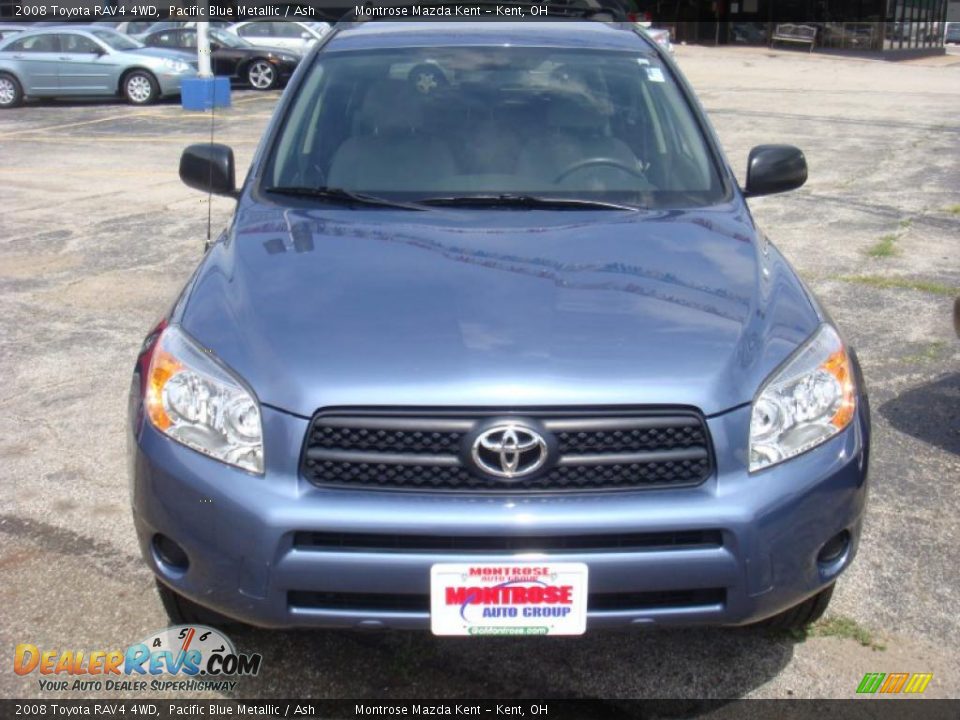 2008 Toyota RAV4 4WD Pacific Blue Metallic / Ash Photo #7