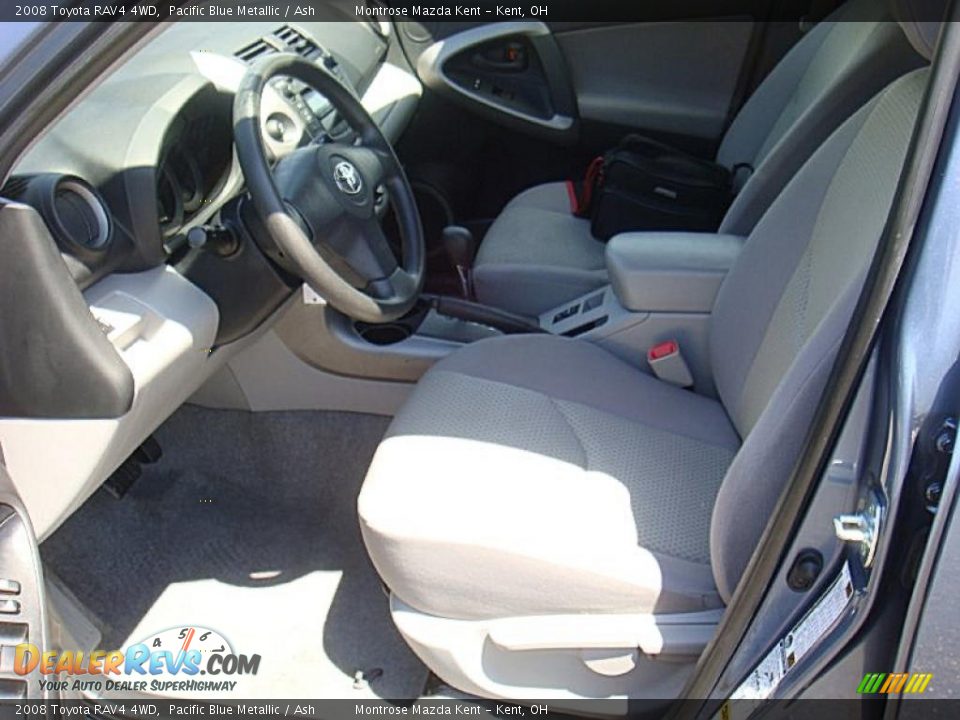 2008 Toyota RAV4 4WD Pacific Blue Metallic / Ash Photo #10