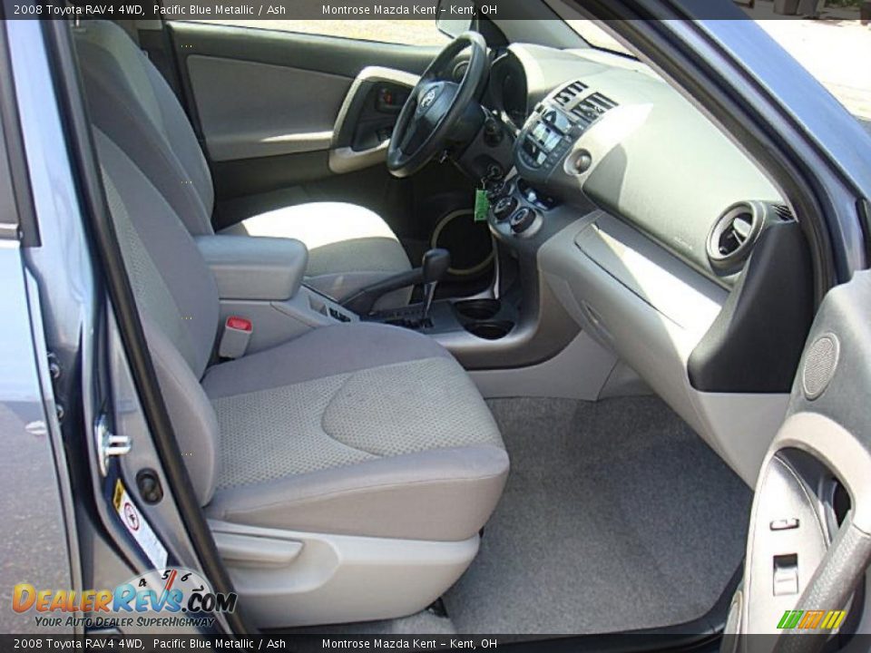 2008 Toyota RAV4 4WD Pacific Blue Metallic / Ash Photo #11