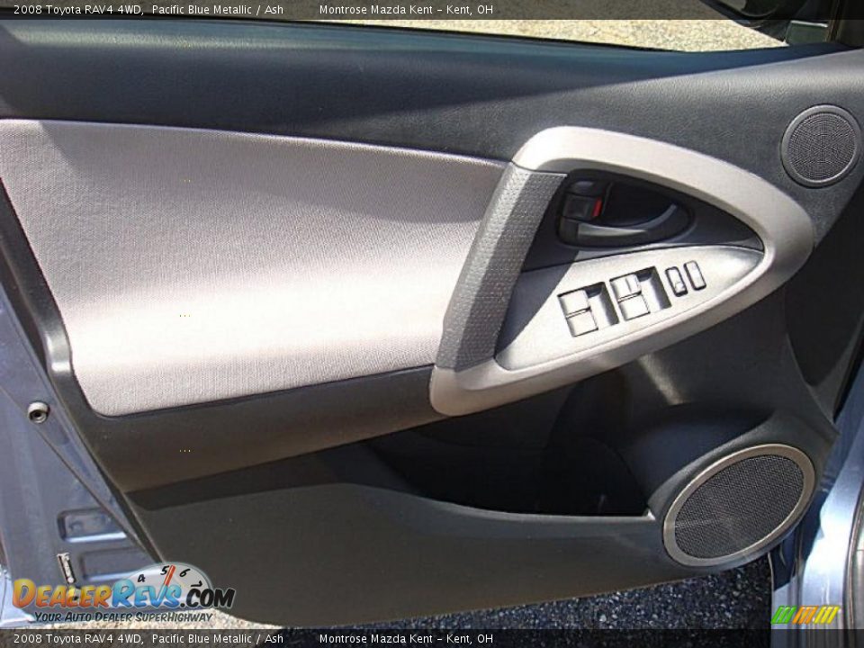 2008 Toyota RAV4 4WD Pacific Blue Metallic / Ash Photo #14