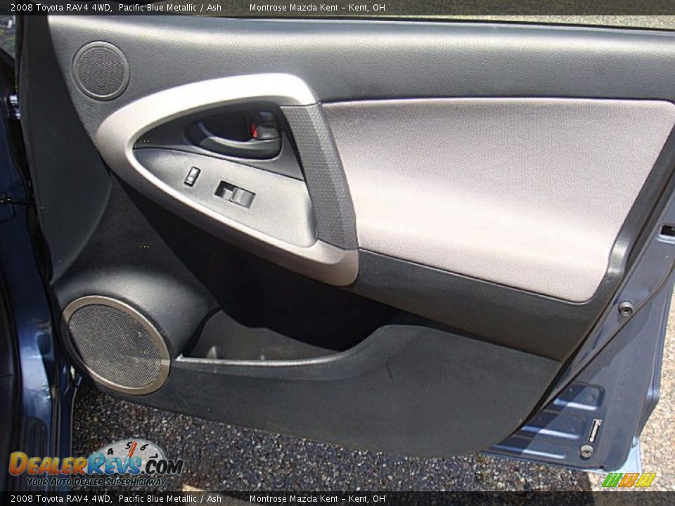 2008 Toyota RAV4 4WD Pacific Blue Metallic / Ash Photo #15