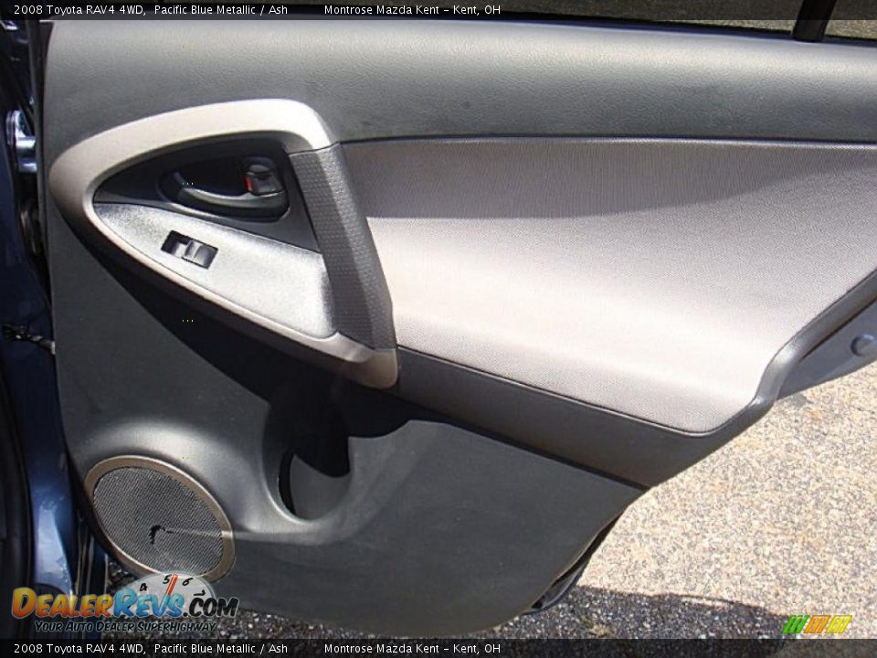 2008 Toyota RAV4 4WD Pacific Blue Metallic / Ash Photo #16