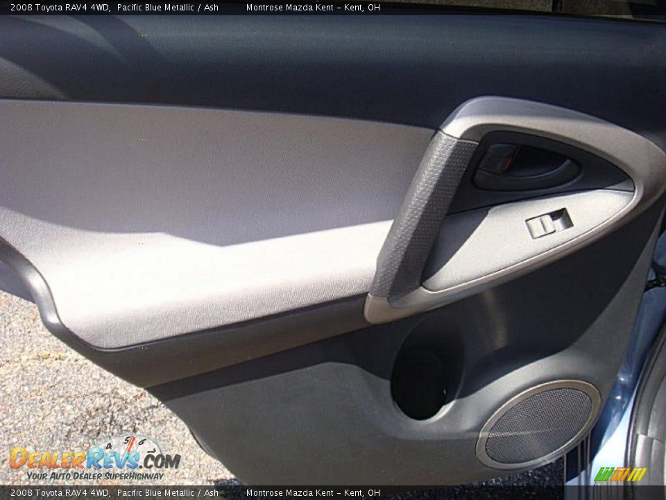 2008 Toyota RAV4 4WD Pacific Blue Metallic / Ash Photo #17