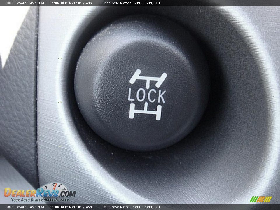 2008 Toyota RAV4 4WD Pacific Blue Metallic / Ash Photo #22