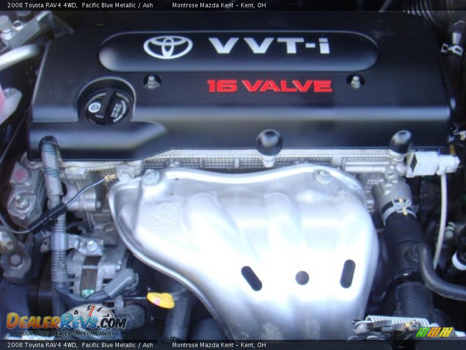 2008 Toyota RAV4 4WD Pacific Blue Metallic / Ash Photo #26