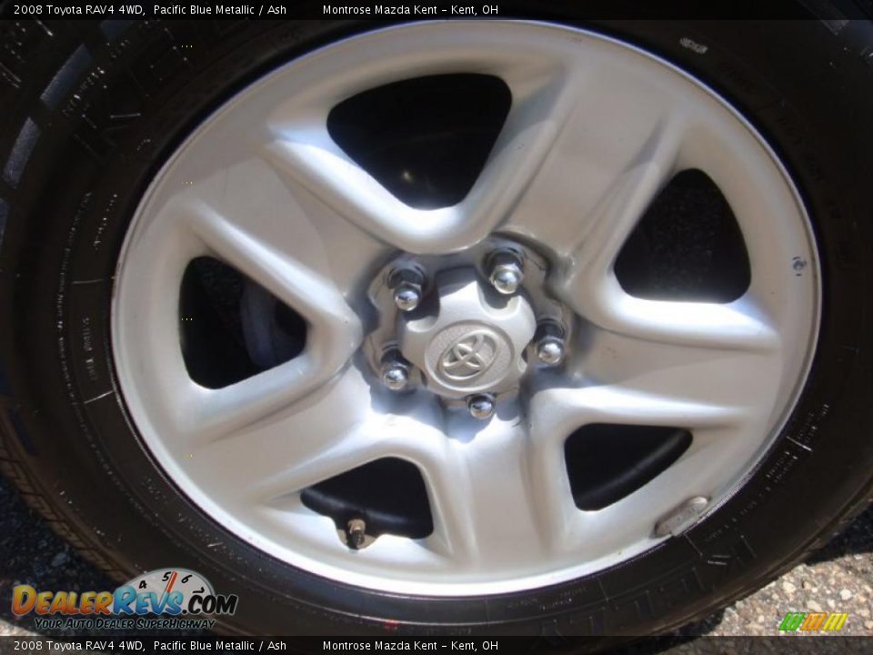 2008 Toyota RAV4 4WD Pacific Blue Metallic / Ash Photo #27