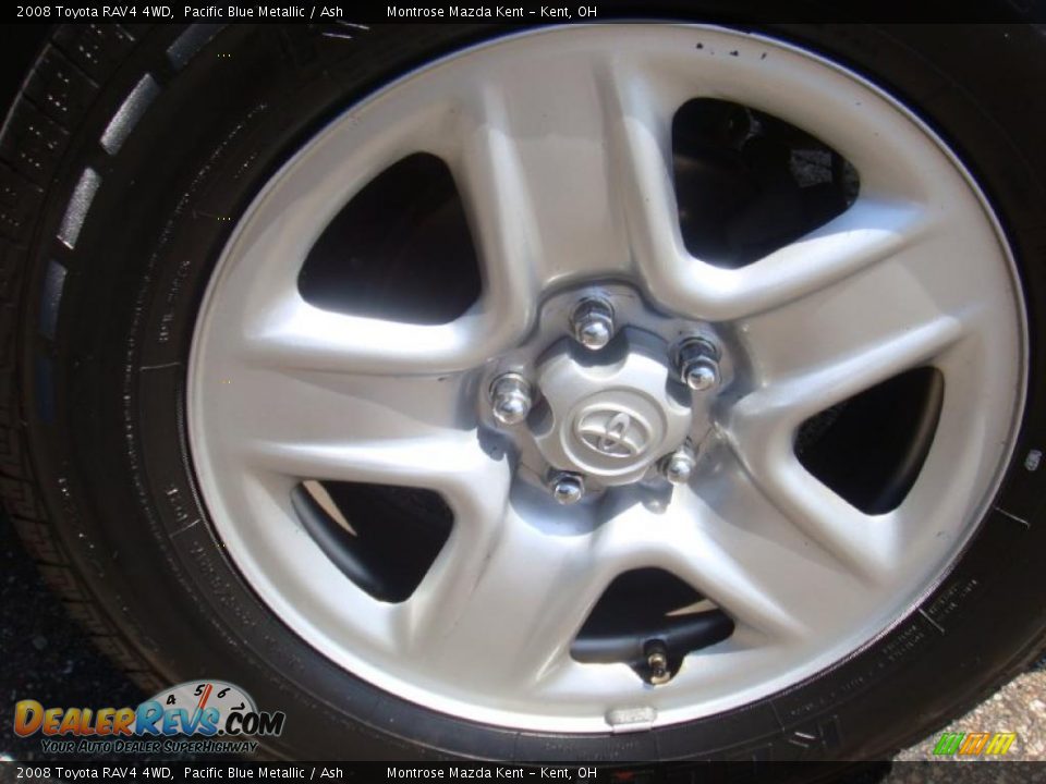 2008 Toyota RAV4 4WD Pacific Blue Metallic / Ash Photo #28