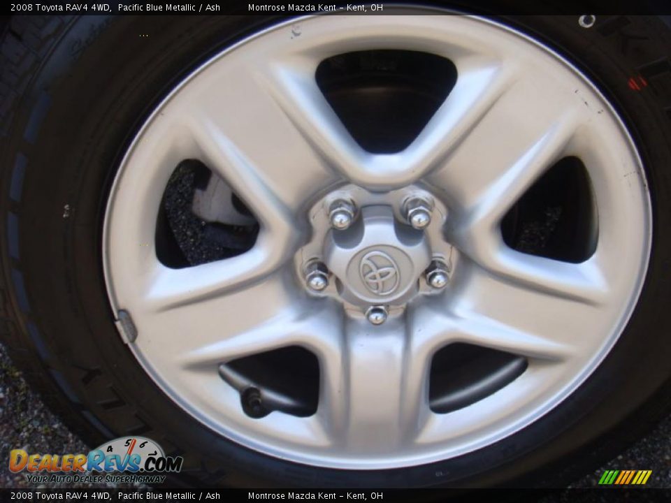 2008 Toyota RAV4 4WD Pacific Blue Metallic / Ash Photo #29