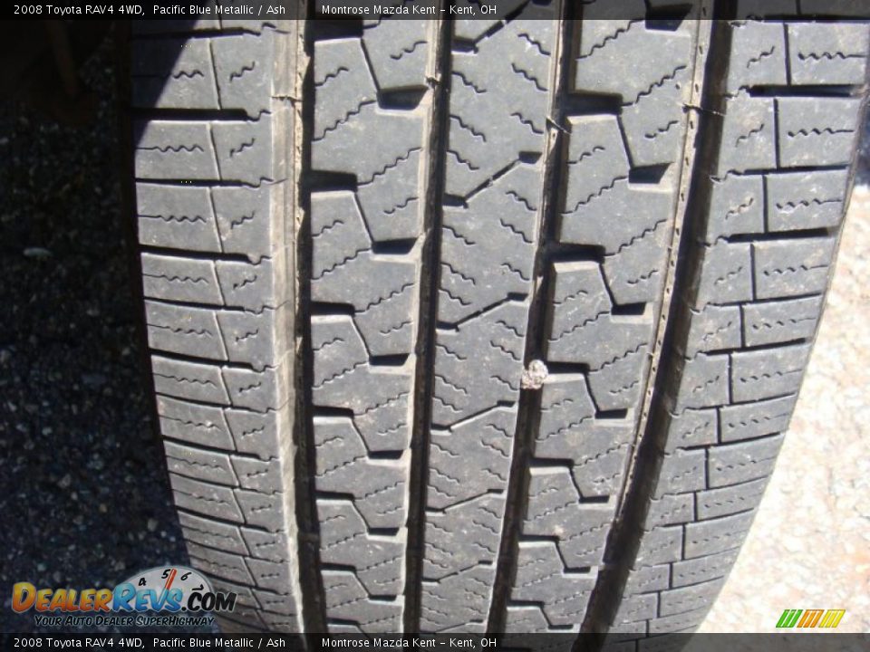 2008 Toyota RAV4 4WD Pacific Blue Metallic / Ash Photo #31