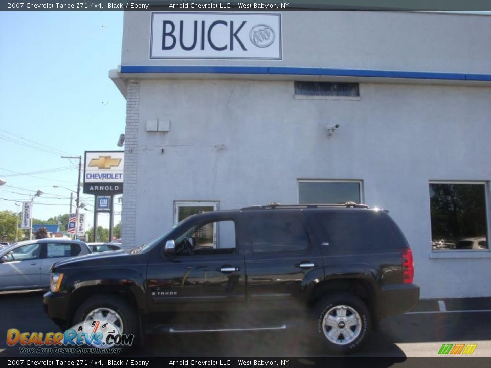 2007 Chevrolet Tahoe Z71 4x4 Black / Ebony Photo #3