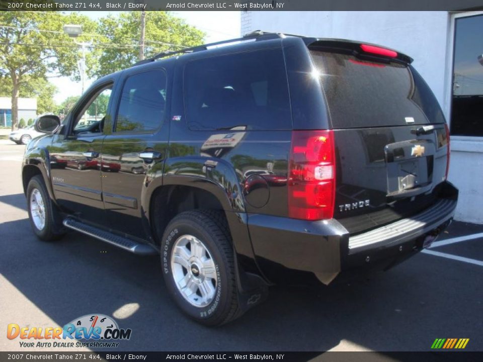 2007 Chevrolet Tahoe Z71 4x4 Black / Ebony Photo #4