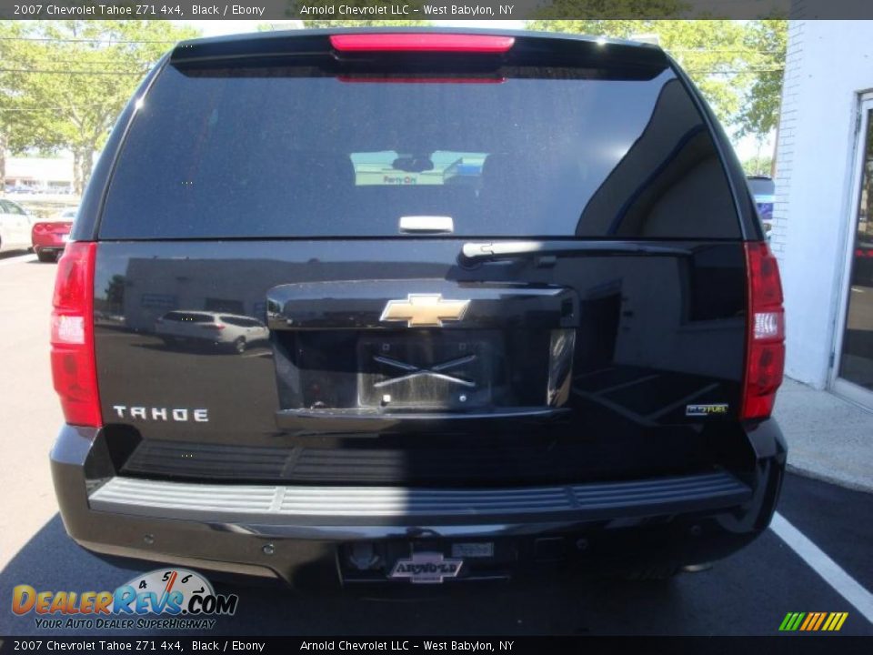 2007 Chevrolet Tahoe Z71 4x4 Black / Ebony Photo #5