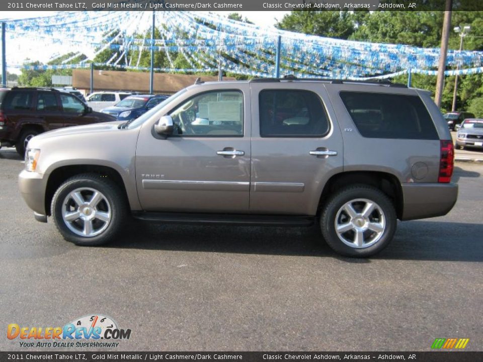 2011 Chevrolet Tahoe LTZ Gold Mist Metallic / Light Cashmere/Dark Cashmere Photo #1