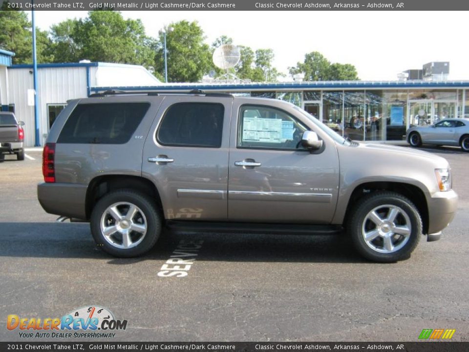 2011 Chevrolet Tahoe LTZ Gold Mist Metallic / Light Cashmere/Dark Cashmere Photo #2