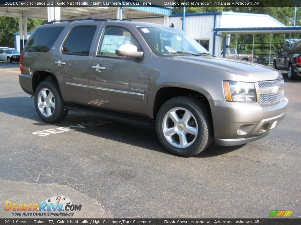 2011 Chevrolet Tahoe LTZ Gold Mist Metallic / Light Cashmere/Dark Cashmere Photo #4