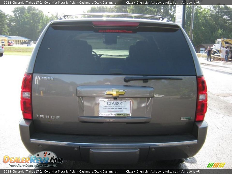 2011 Chevrolet Tahoe LTZ Gold Mist Metallic / Light Cashmere/Dark Cashmere Photo #6