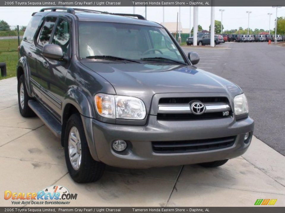 2006 Toyota Sequoia Limited Phantom Gray Pearl / Light Charcoal Photo #14