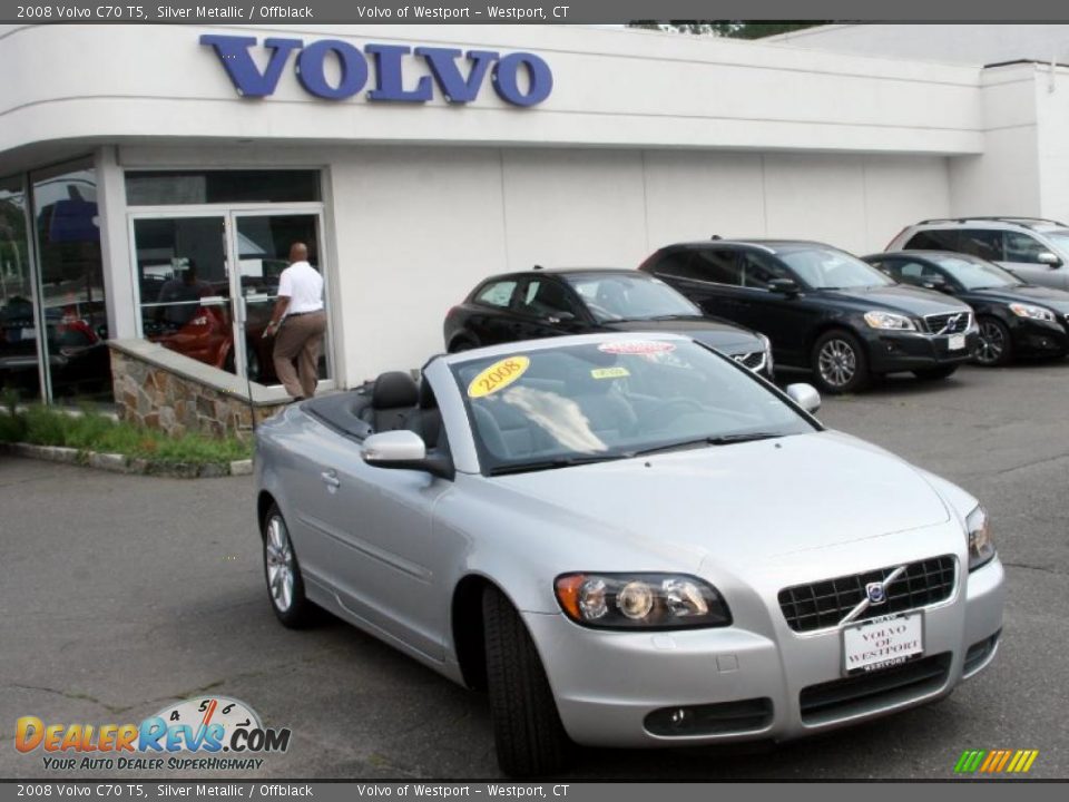 2008 Volvo C70 T5 Silver Metallic / Offblack Photo #1
