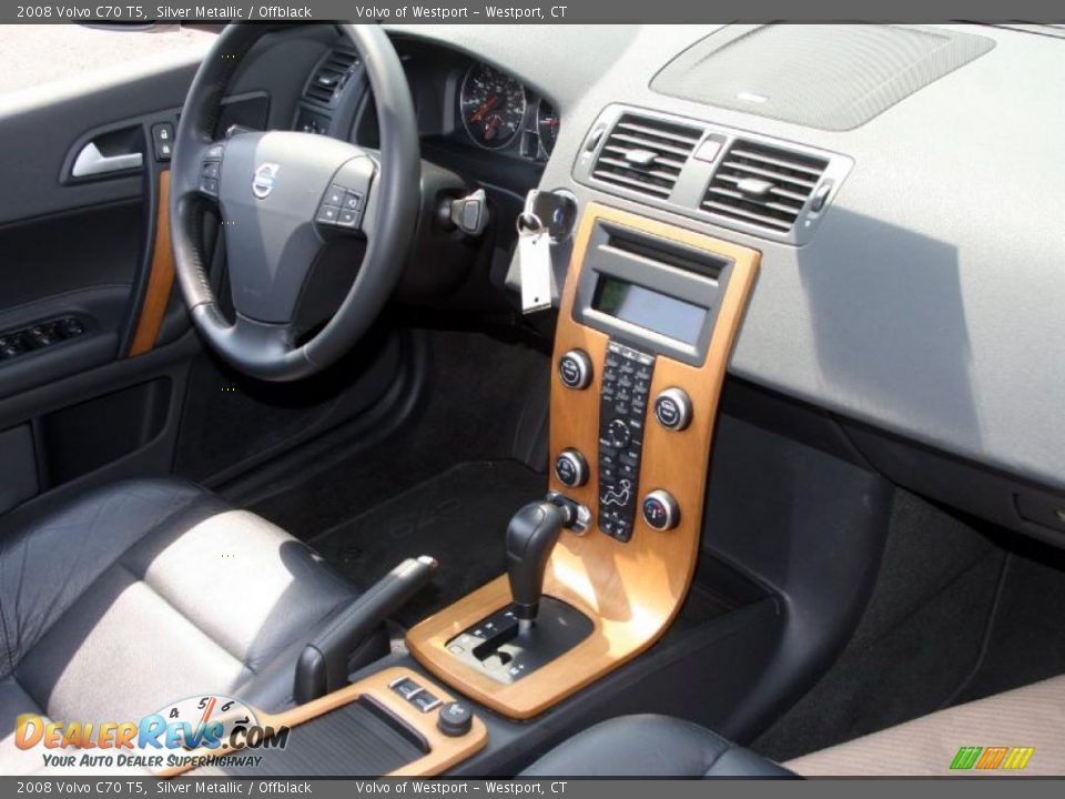 2008 Volvo C70 T5 Silver Metallic / Offblack Photo #4
