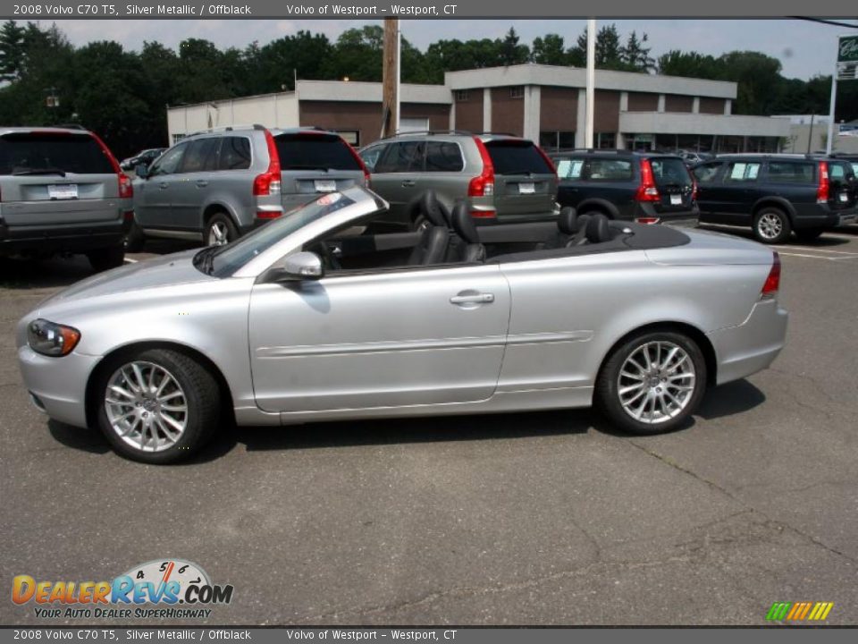 2008 Volvo C70 T5 Silver Metallic / Offblack Photo #5