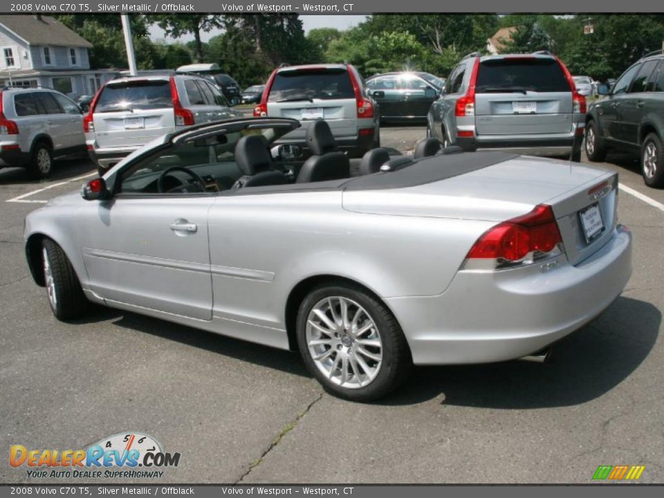 2008 Volvo C70 T5 Silver Metallic / Offblack Photo #6