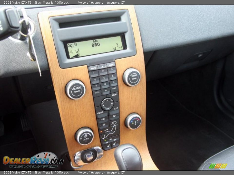2008 Volvo C70 T5 Silver Metallic / Offblack Photo #8
