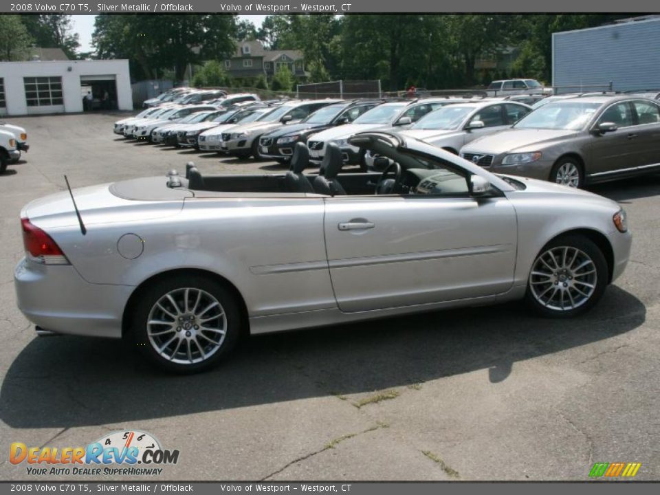 2008 Volvo C70 T5 Silver Metallic / Offblack Photo #11