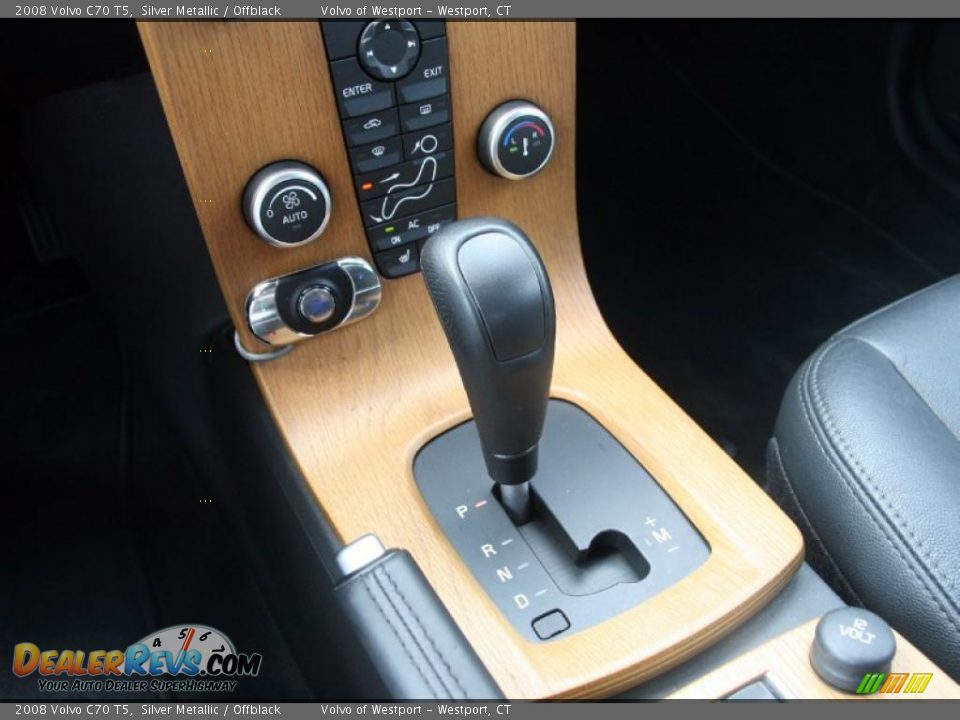 2008 Volvo C70 T5 Silver Metallic / Offblack Photo #13