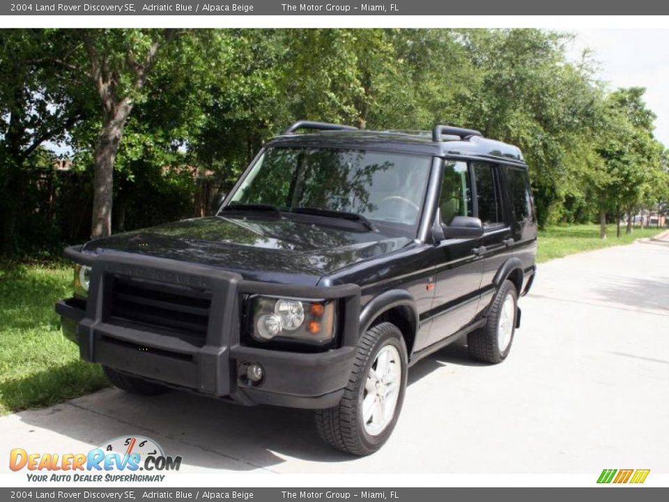 2004 Land Rover Discovery SE Adriatic Blue / Alpaca Beige Photo #1