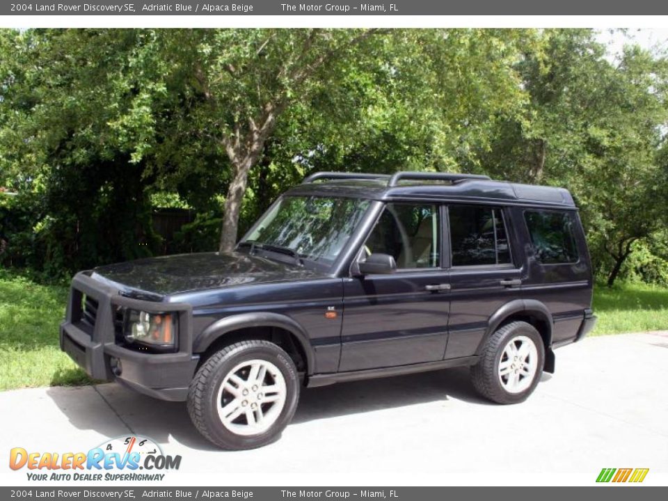 2004 Land Rover Discovery SE Adriatic Blue / Alpaca Beige Photo #2