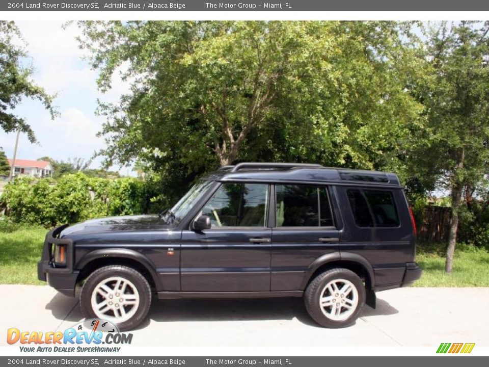 2004 Land Rover Discovery SE Adriatic Blue / Alpaca Beige Photo #3